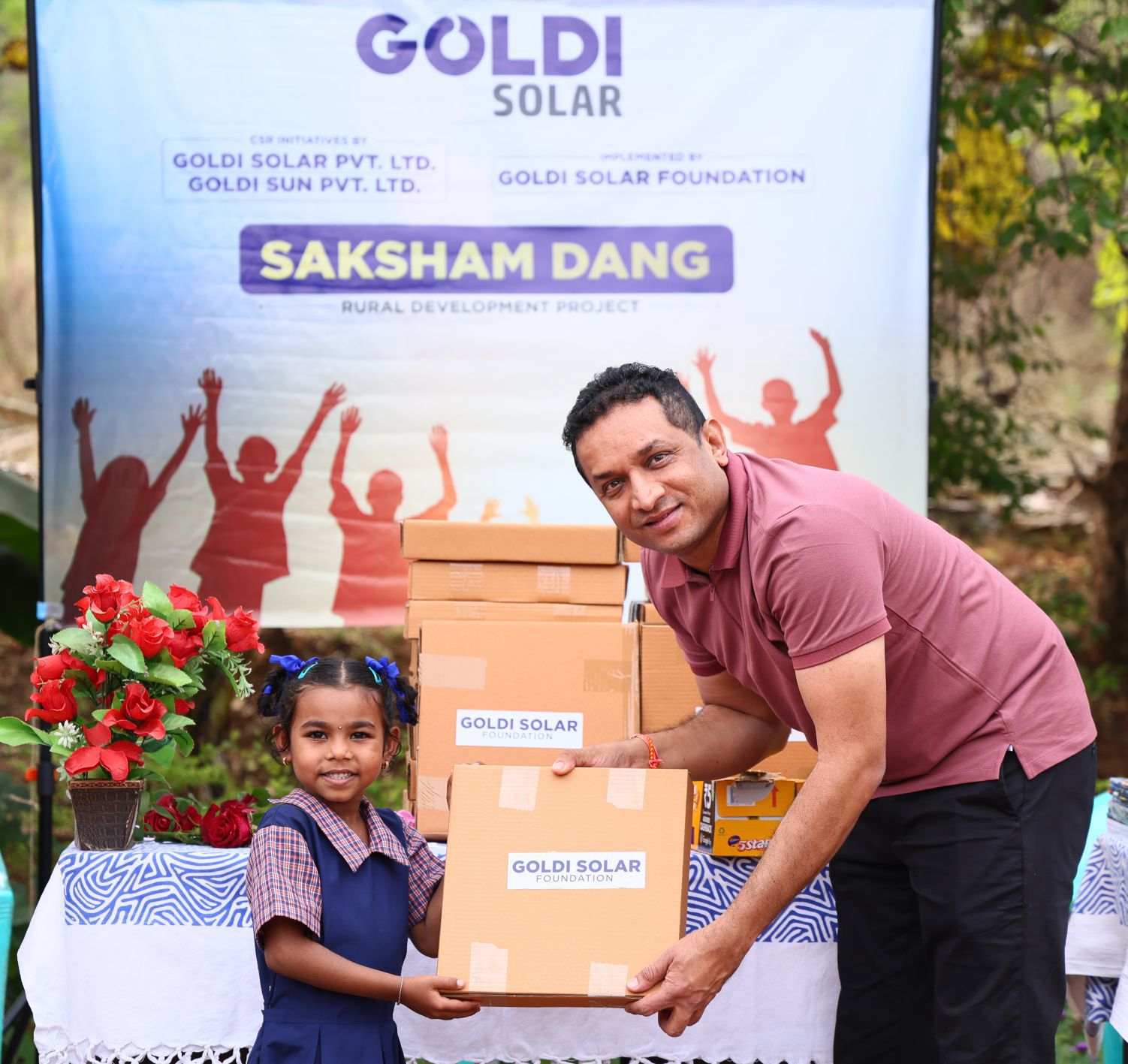 Education Kit Distribution in Dang - Ishver Dholakiya